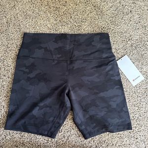 Lululemon Align HR Shorts 8” - black camo